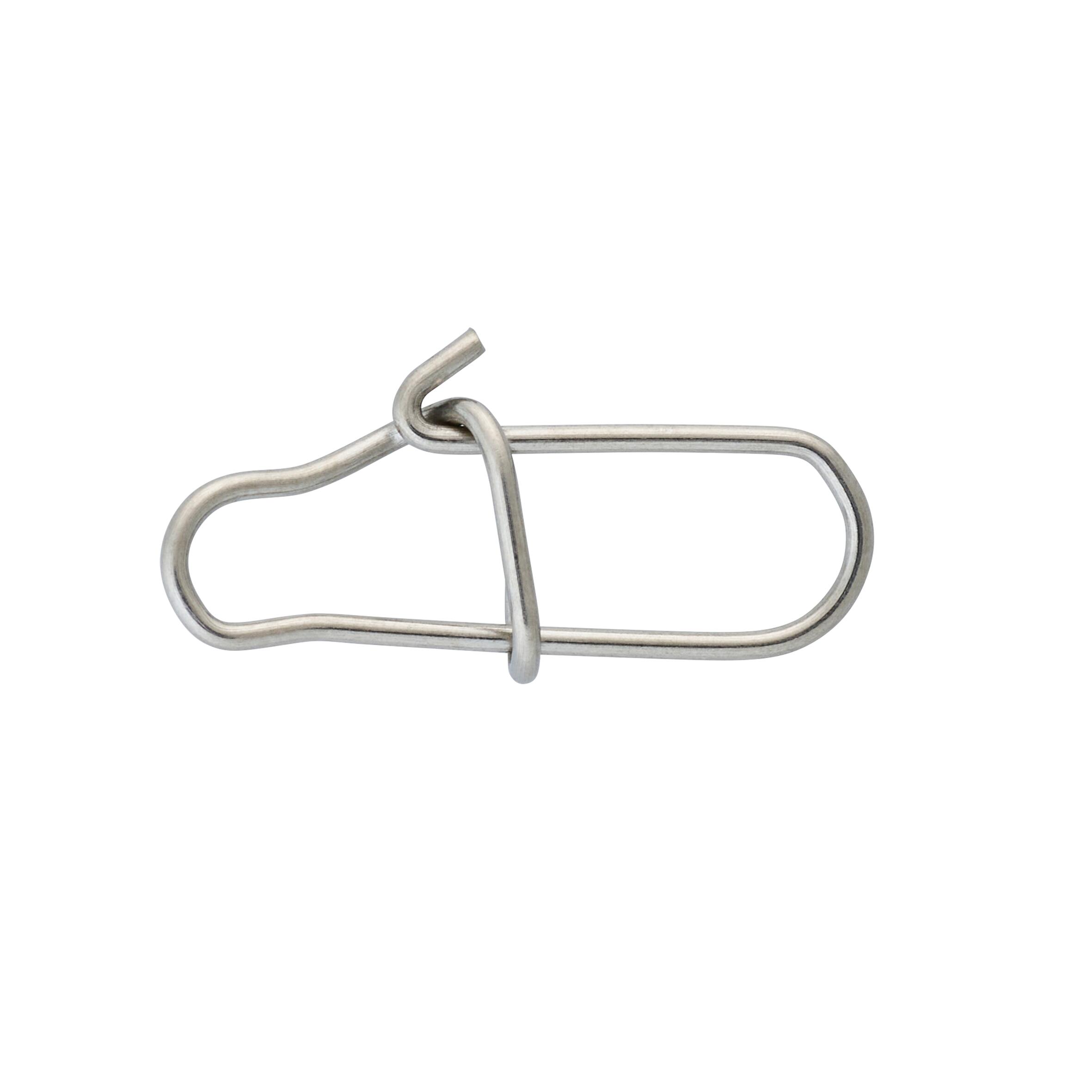Fishing Stainless Steel Double Snap Clips x10 - Caperlan - Decathlon