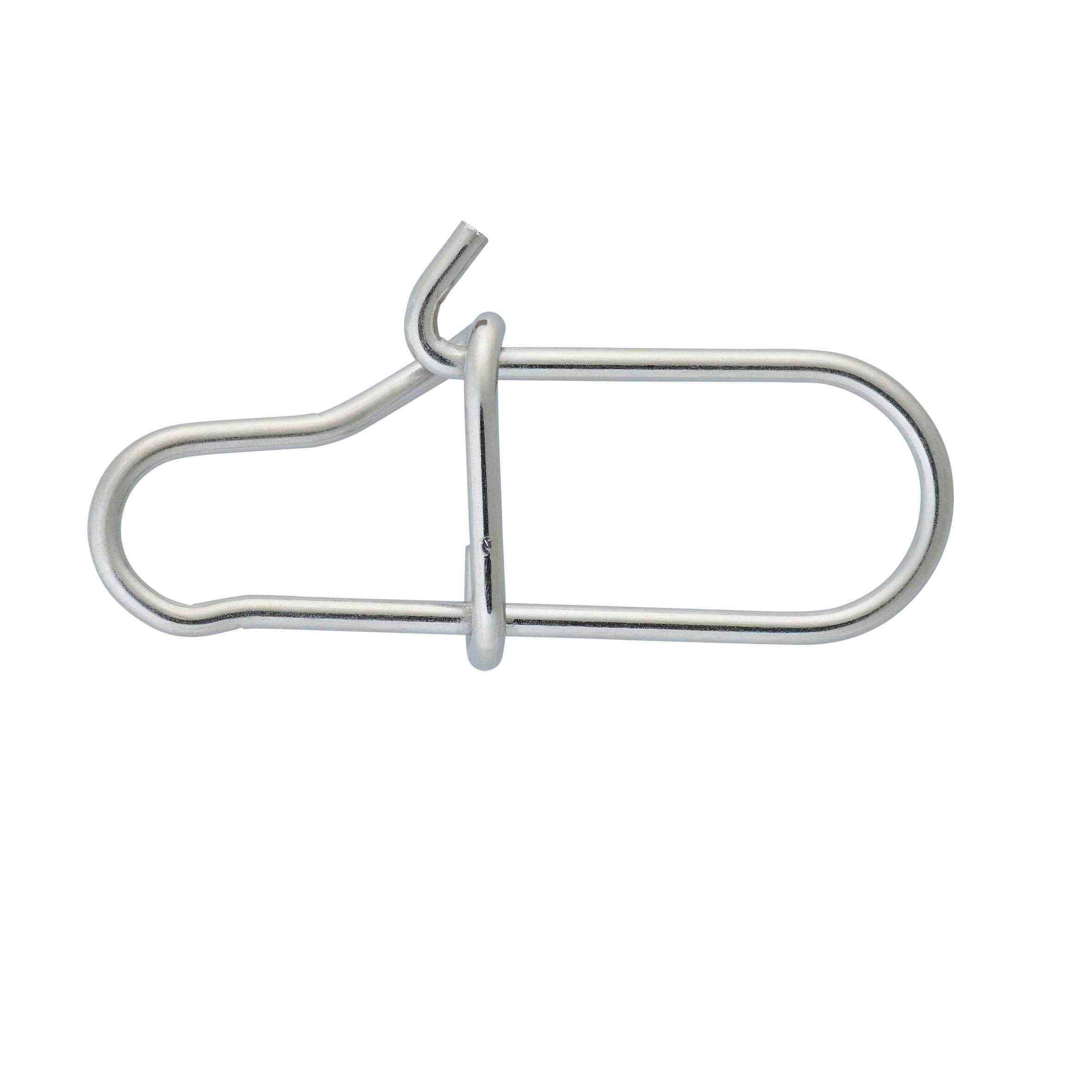 Fishing Stainless Steel Double Snap Clips x10 - CAPERLAN