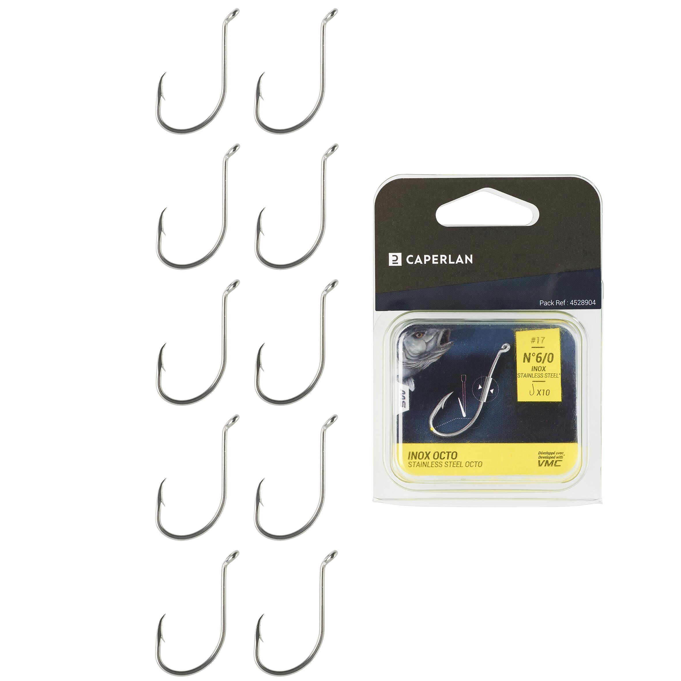 CAPERLAN Plättchenhaken Hook Inox Octopus Eye | 03583788320074 CAPERLAN Plättchenhaken Hook Inox Octopus Eye | 03583788320074