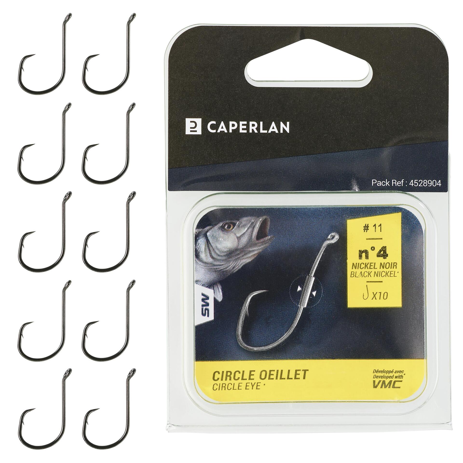 decathlon fishing hooks MNW 50 SP Deep Diving / White Dives down to 2ft (2m) Specially built for high fishing pressure situations this small jerkbait is equipped with a silent steel internal that will not scare the finickiest fish. Sea fishing eyed hook CIRCLE