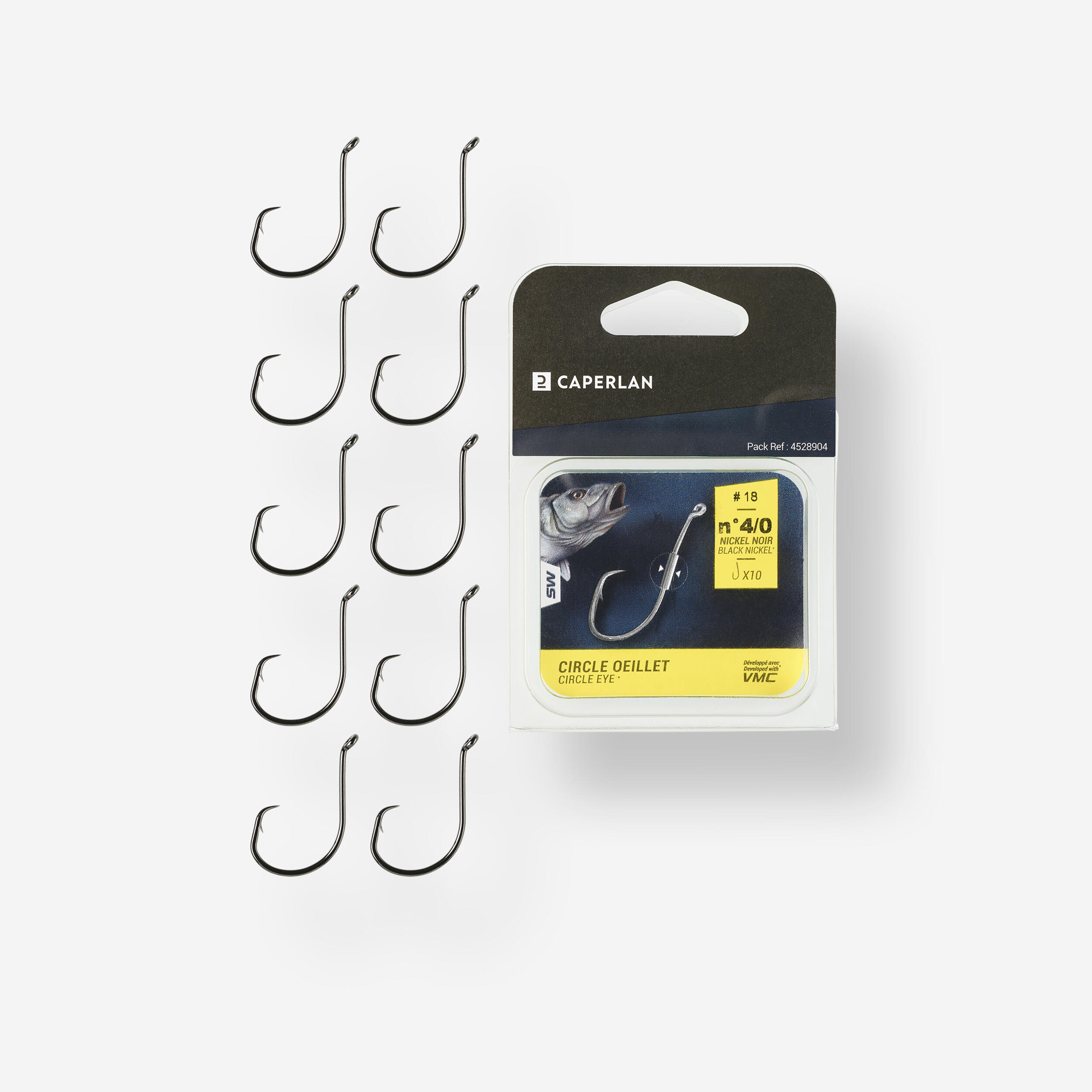 Decathlon | Amo asola HOOK CIRCLE EYE pesca in mare |  Caperlan