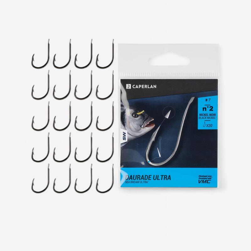 youvella PACK 100 hameçons de pêche Poisson de mer N°2/0 à prix