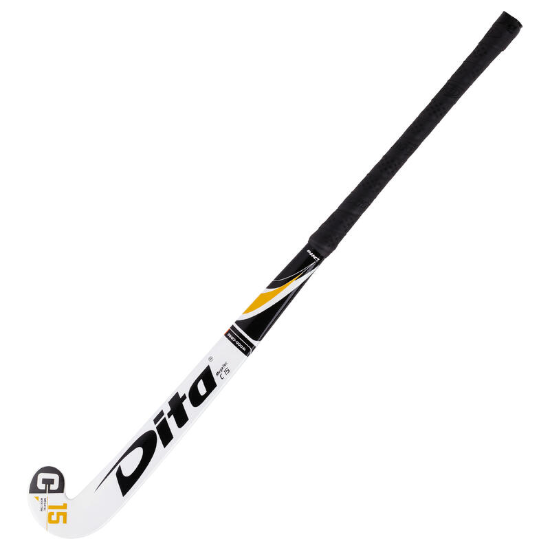 Stick de hockey sur gazon enfant bois Megatec C15 Blanc