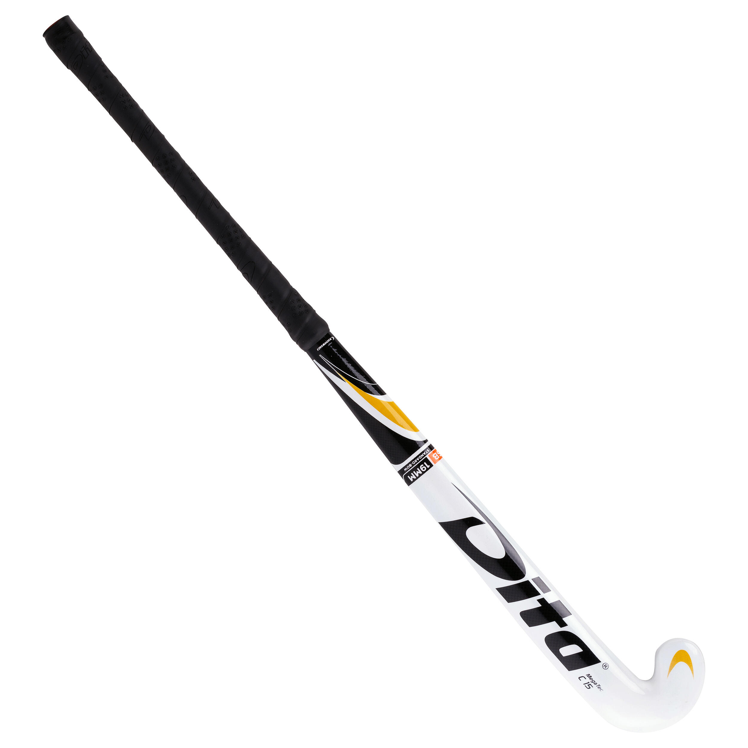 Kids' Wood Field Hockey Stick Megatec C15 - White 8/12