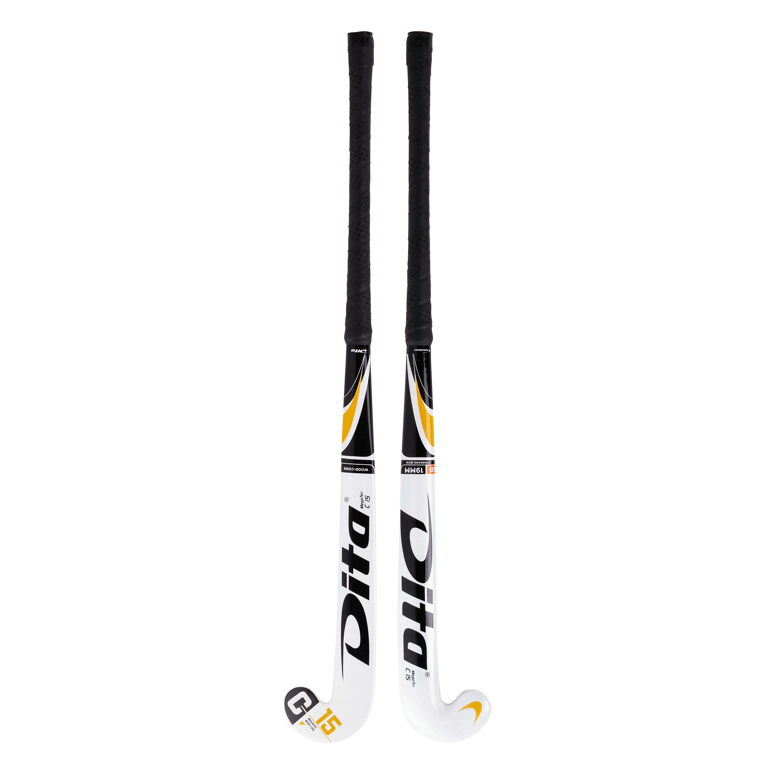 Kids' Wood Field Hockey Stick Megatec C15 - White 6/12