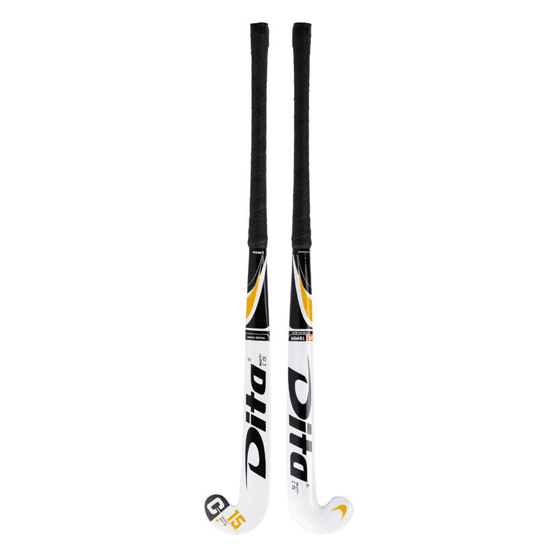 Stick de hockey sur gazon enfant bois Megatec C15 Blanc