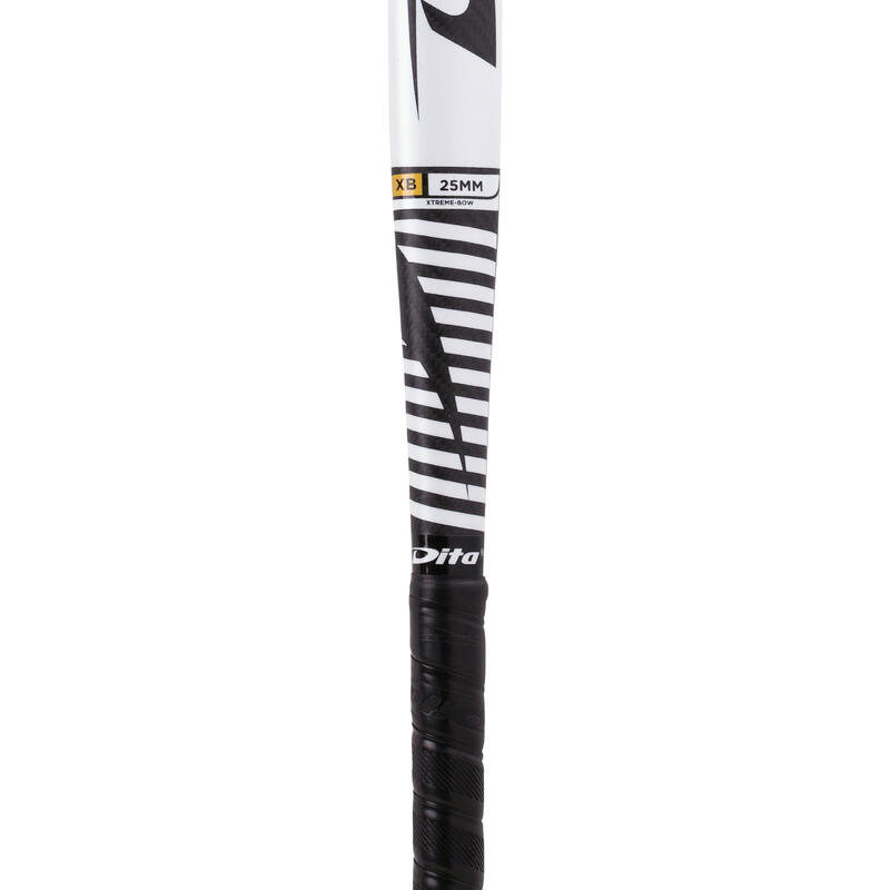 Stick de hockey sur gazon adulte expert Xlowbow 60%carbone compotecC60 blanc no