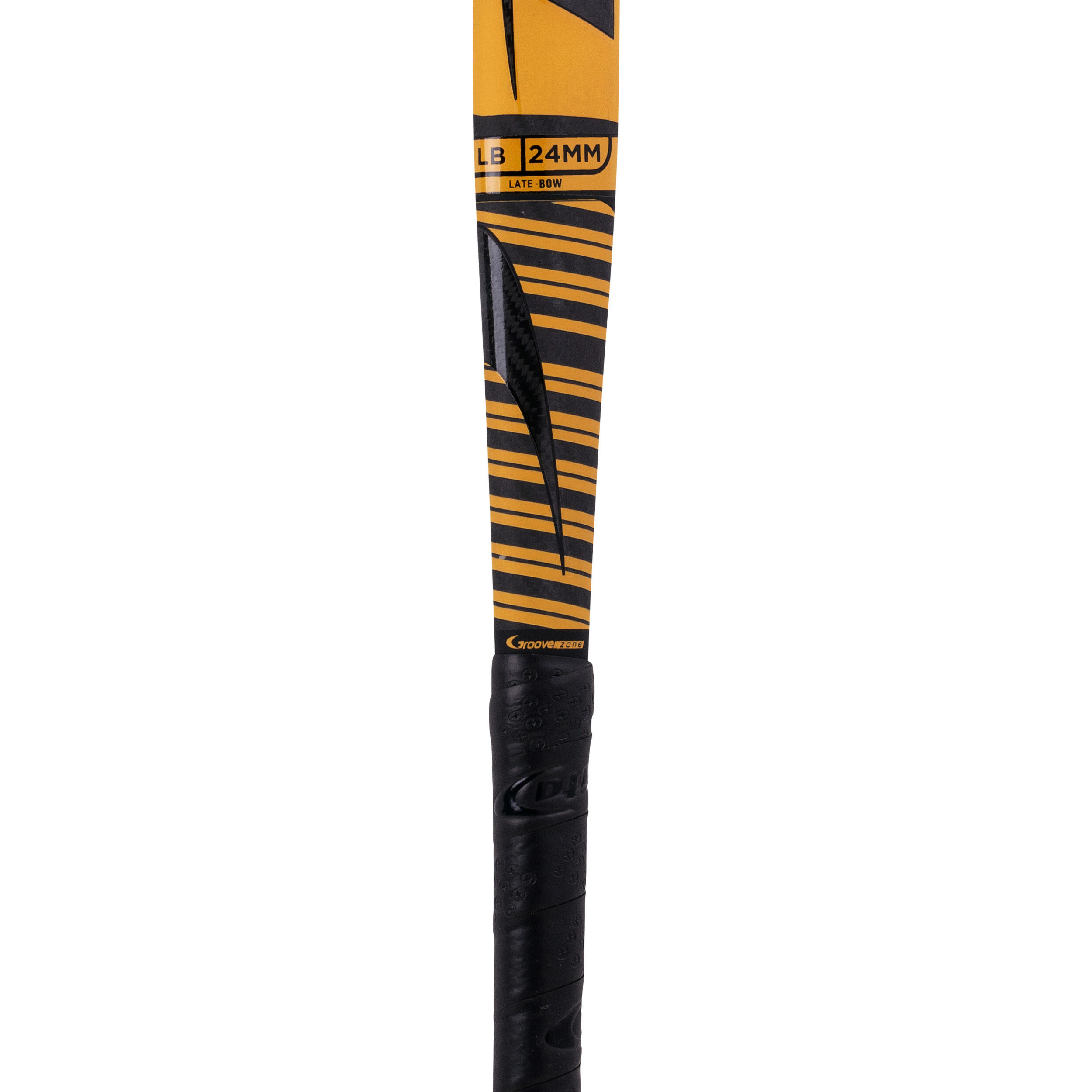 Kids' Advanced 40% Carbon Low Bow Field Hockey Stick Carbotec C40 - Golden Black 11/12