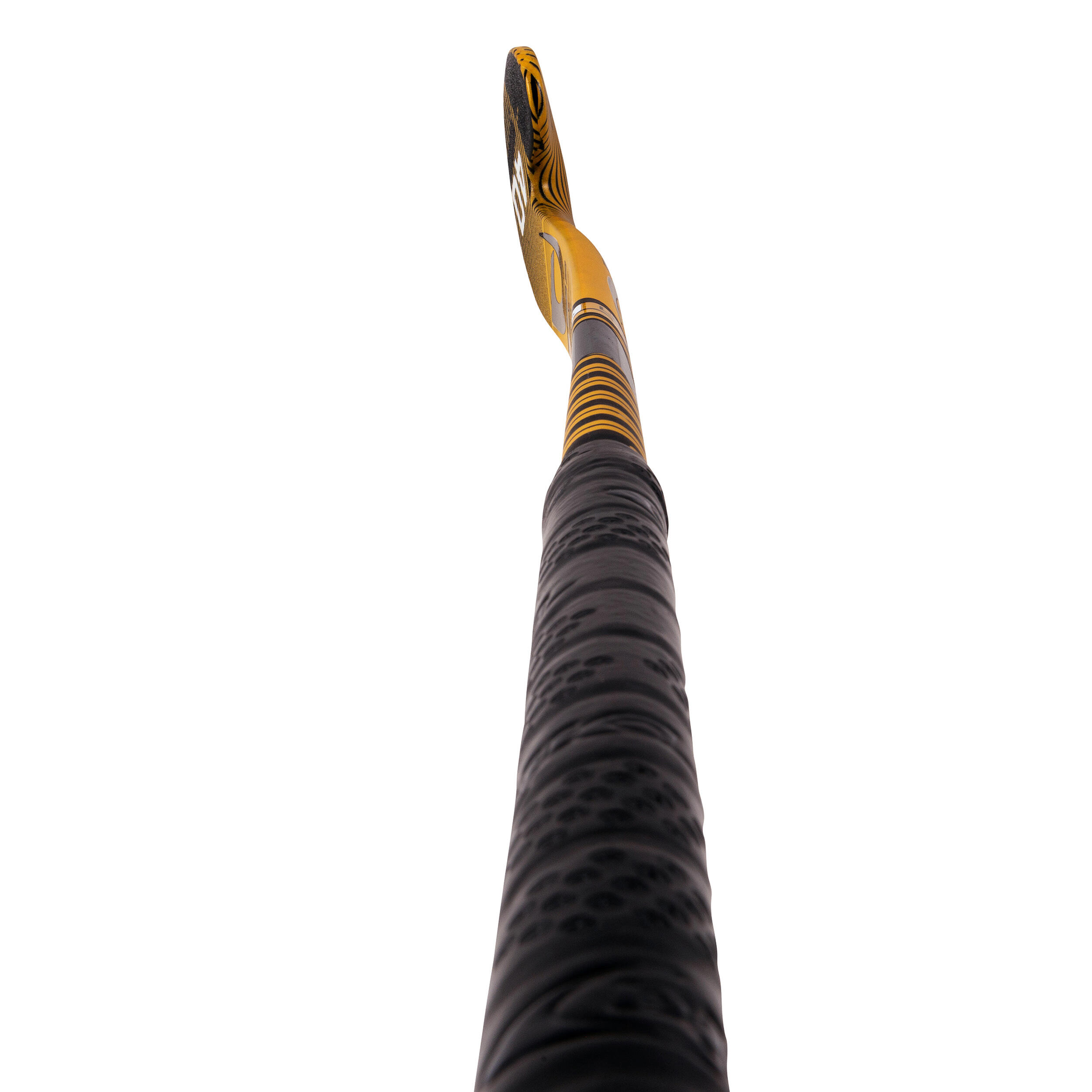 Kids' Advanced 40% Carbon Low Bow Field Hockey Stick Carbotec C40 - Golden Black 10/12