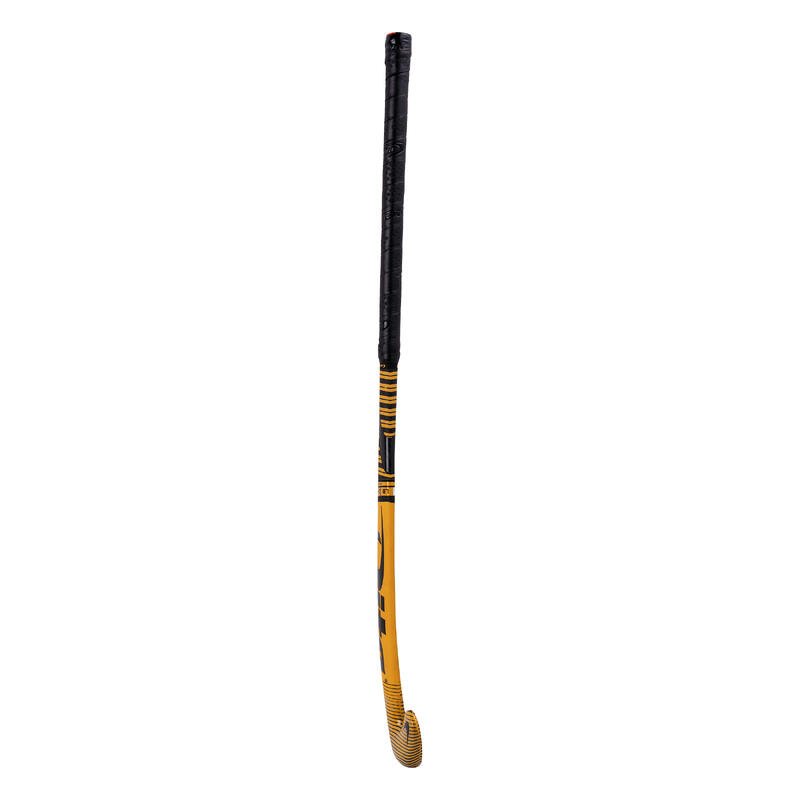 Stick de hockey ado expert 40% carbone low bow Carbotec Pro C40 noir doré