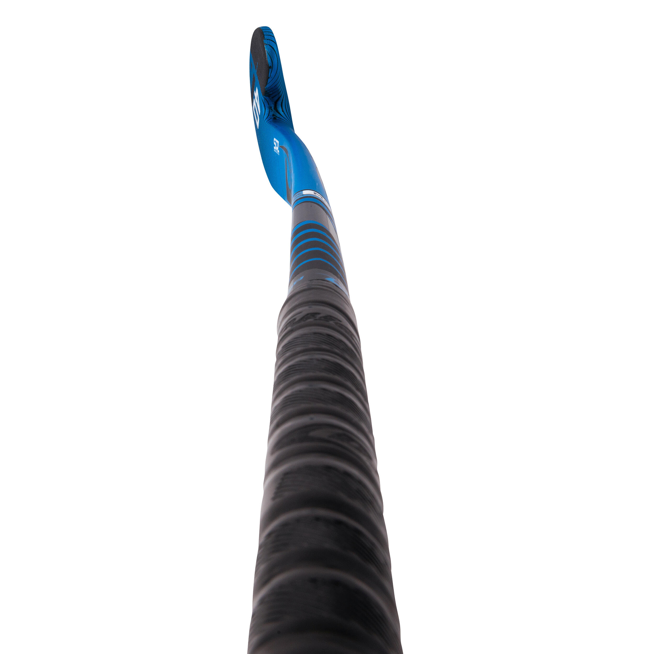 Intermediate 40% Carbon Mid Bow Field Hockey Stick FiberTecC40 - Blue 10/12
