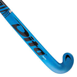 Adult Intermediate 40% Carbon Low Bow Field Hockey Stick FiberTecC40 - Blue/Black