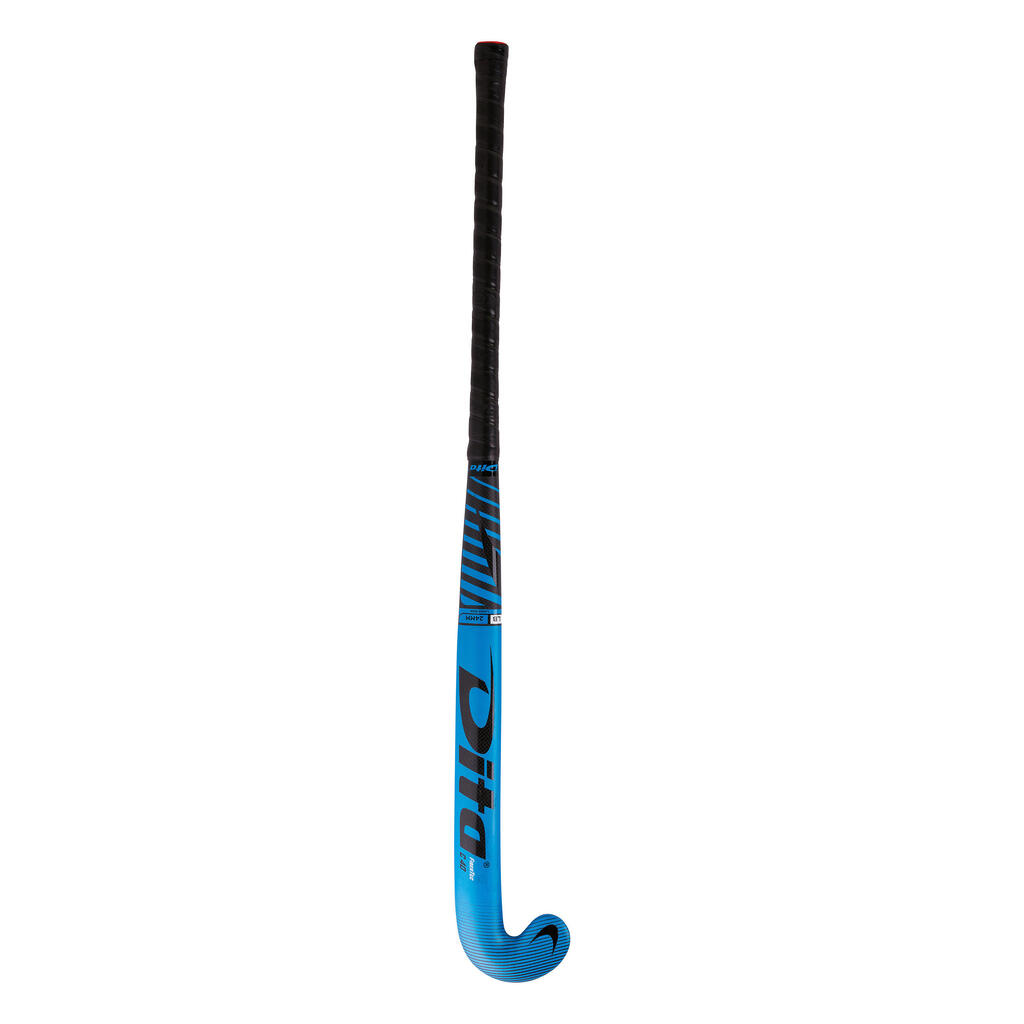 Feldhockeyschläger FiberTecC40 LB 40% Carbon Fortgeschrittene blau/schwarz