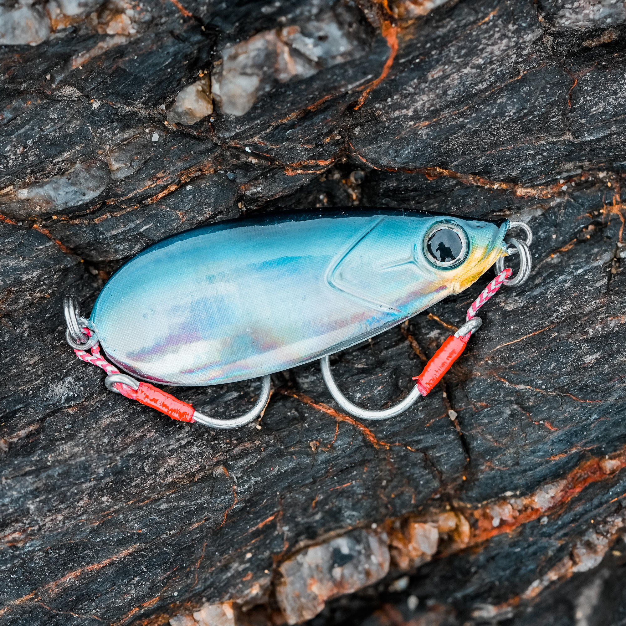 Lure fishing at sea Casting jig BIASTOS SLOW 60 g - blue 7/8