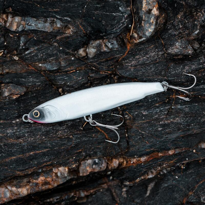 Poisson nageur ANCHO LM 95 US BLANC pêche au leurre en mer