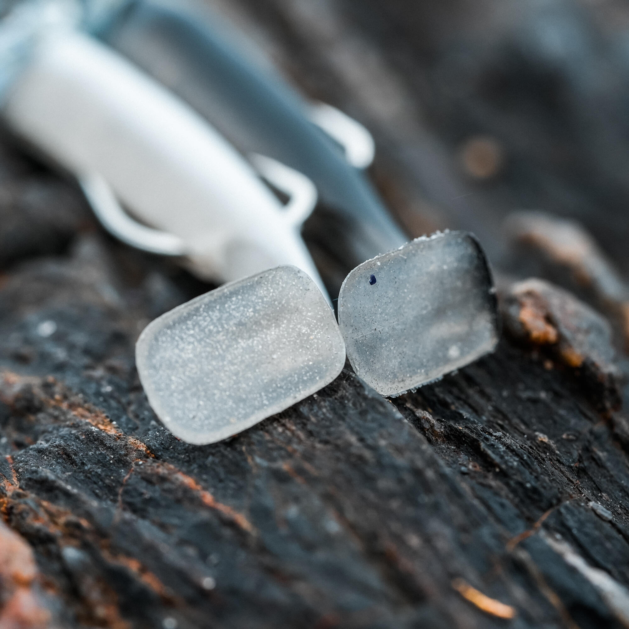 Set softbaits voor zeevissen Ancho 120 Texas shad zwarte rug/witte rug 12 g 6/11