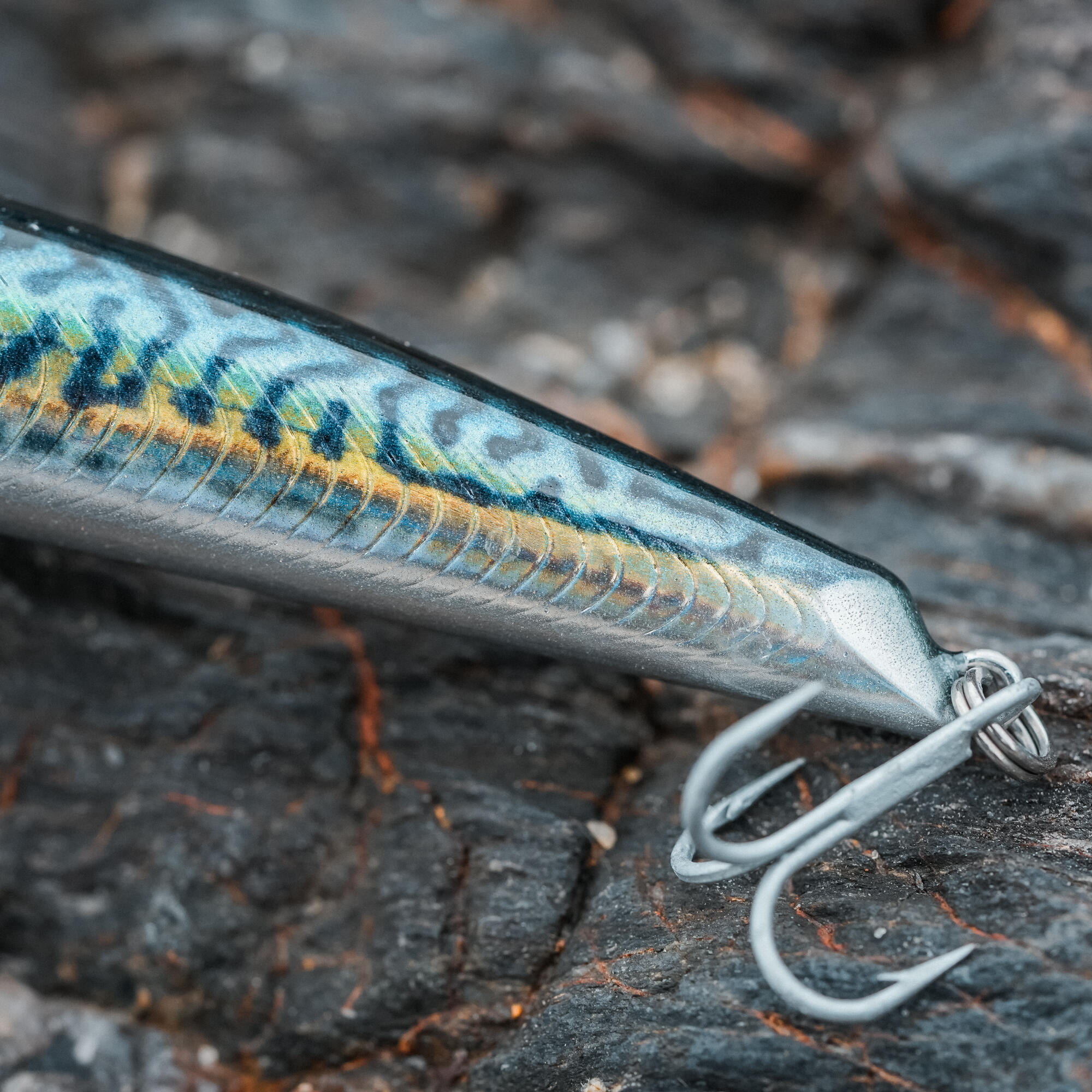 Poisson nageur SAXTON 110F Mack vert pêche au leurre en mer 6/9