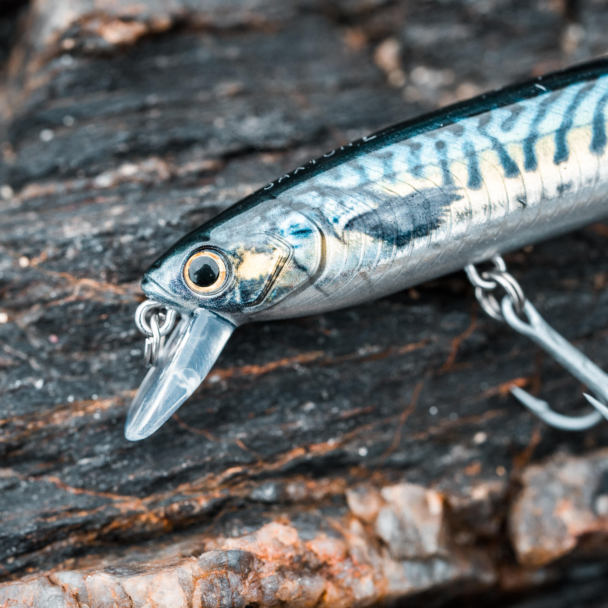 Poisson nageur SAXTON 110F Mack vert pêche au leurre en mer 4/9