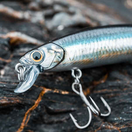 Lure Fishing at Sea Hard Lure SAXTON 75 US - Anchovy