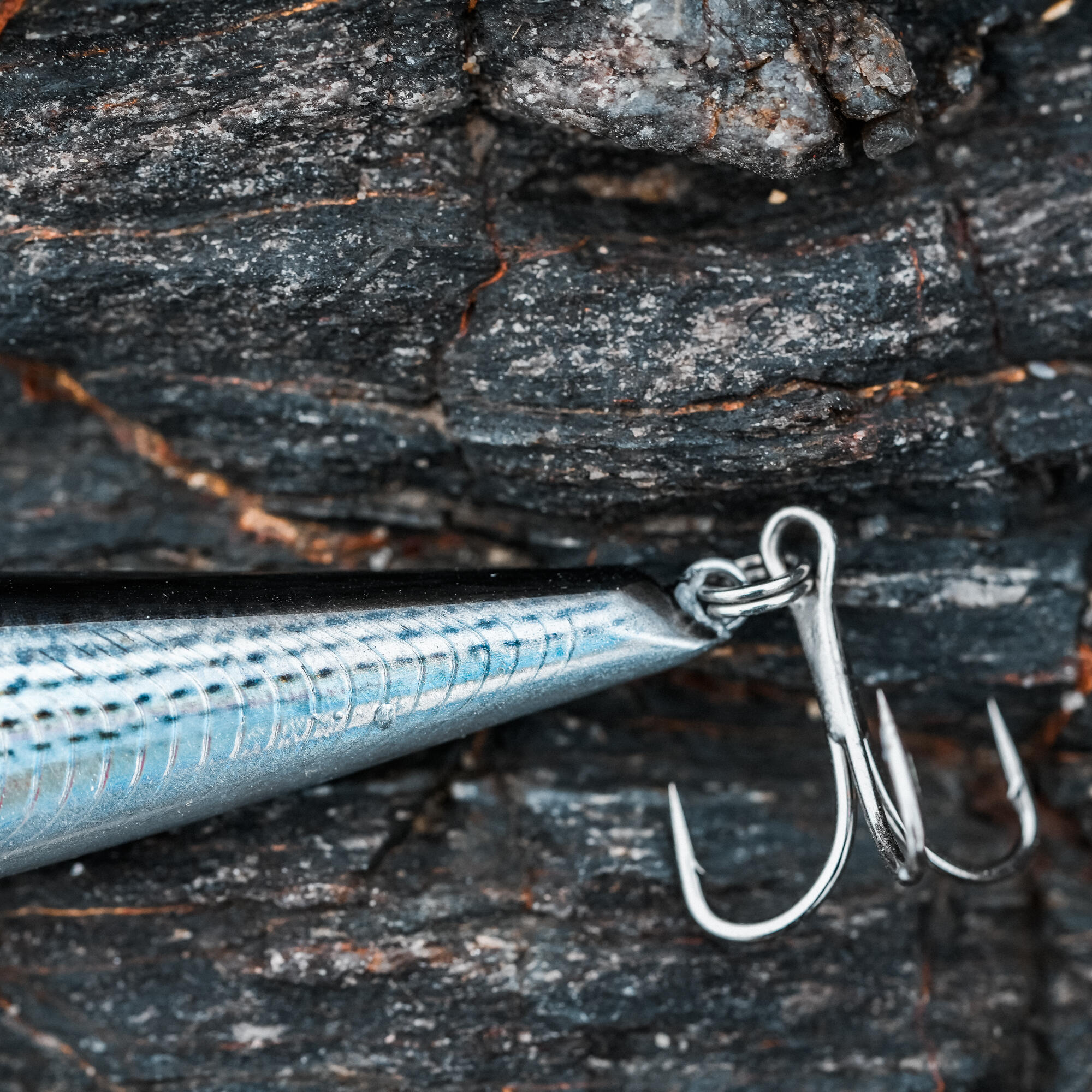 Dr.Fish Esche da pesca in mare in metallo argento verde Minnow Cucchiaio esche Set di 3 Attrezzatura da pesca in mare Sgombro merluzzo spigola luccio