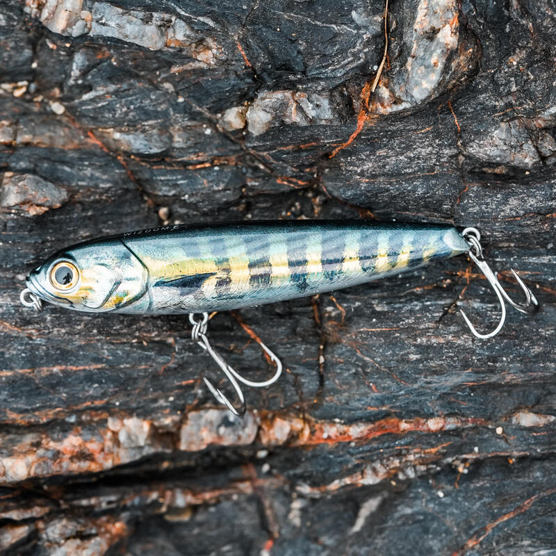 Poisson nageur WIZDOM 110F Bonito au leurre en mer