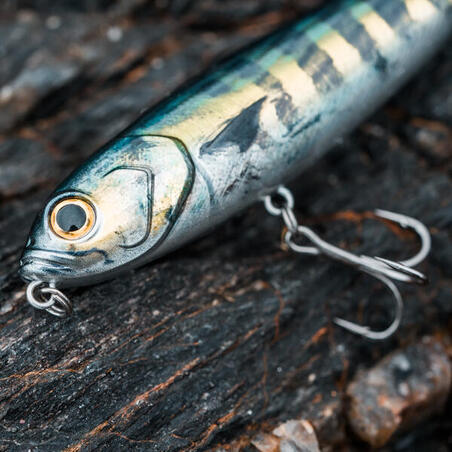 Poisson nageur WIZDOM 110F Bonito au leurre en mer