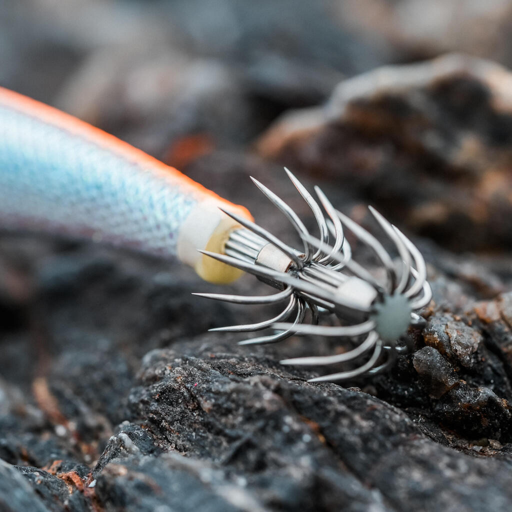 Tintenfischköder schnell sinkend Tip Run Ebifish 3.0/120 Meeräsche Natur Angeln auf Kalmar 