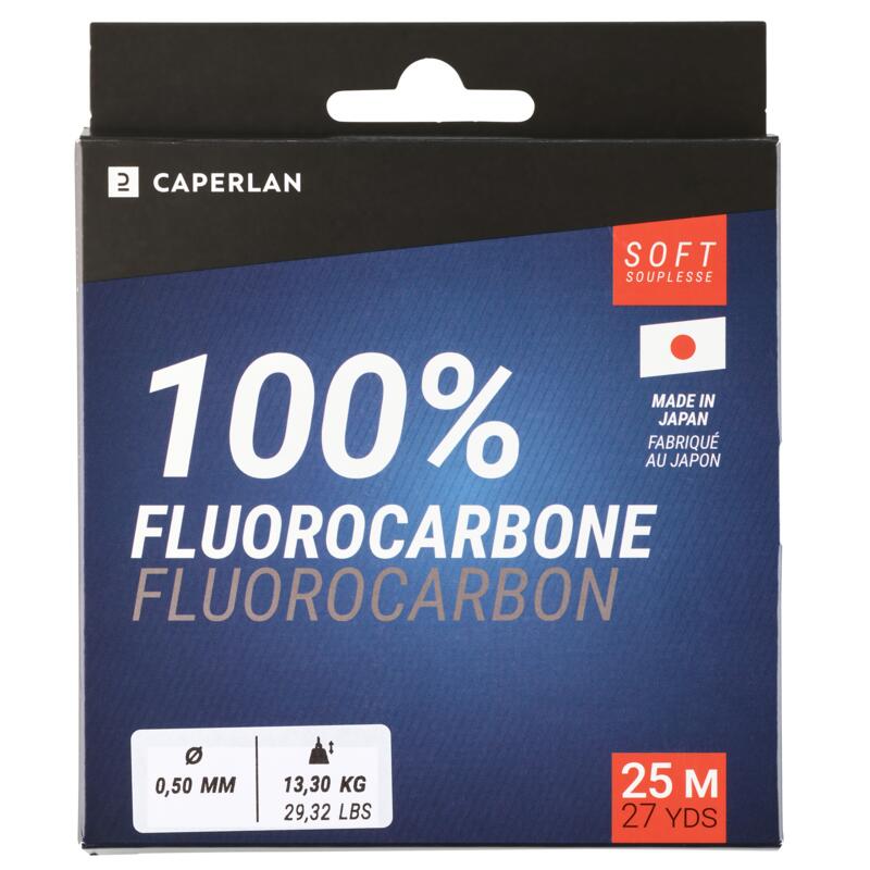Żyłka fluorocarbonowa soft 100% Caperlan 25 m