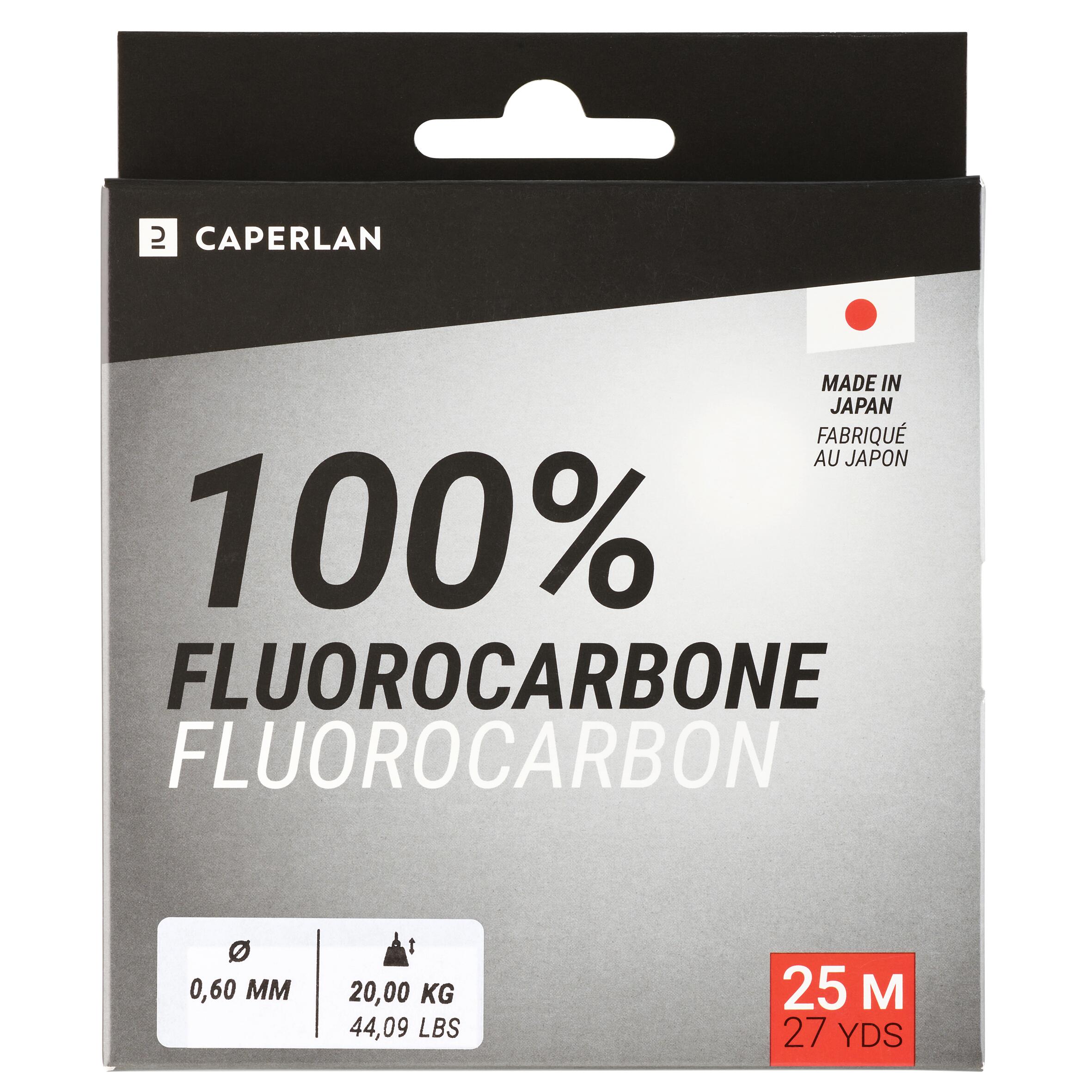 Fil de pêche fluorocarbone 100 % 25 m - CAPERLAN