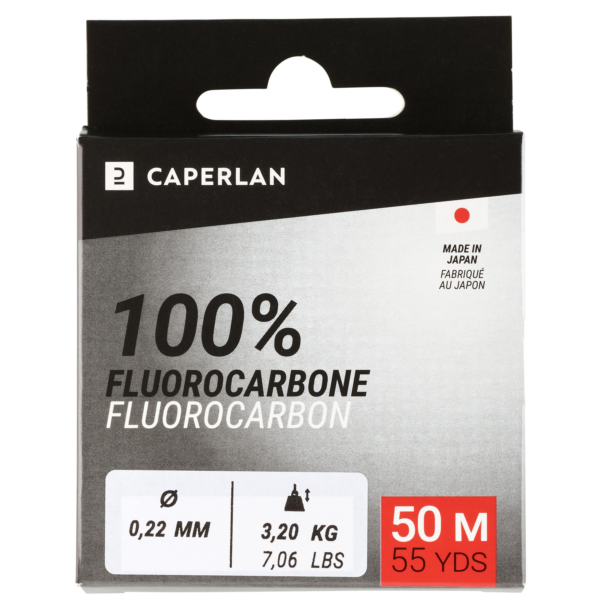 Fil de pêche fluorocarbone 100 % 50 m - CAPERLAN