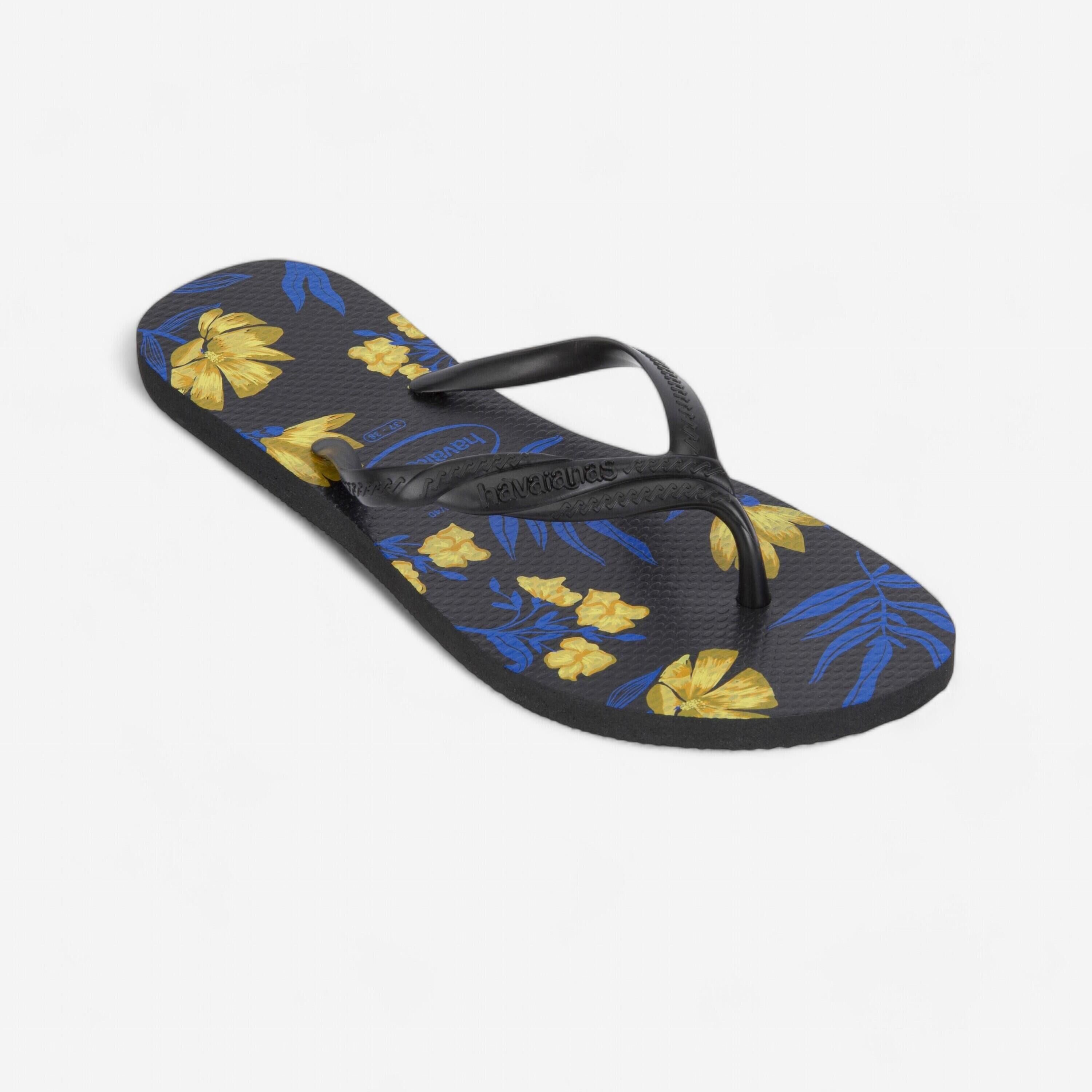 HAVAIANAS WOMEN'S FLIP-FLOPS HAVAIANAS Floral - Black ComCam