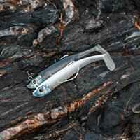 Sea fishing soft lures shad Texan anchovy ANCHO COMBO 120 12 g BlackWhite back
