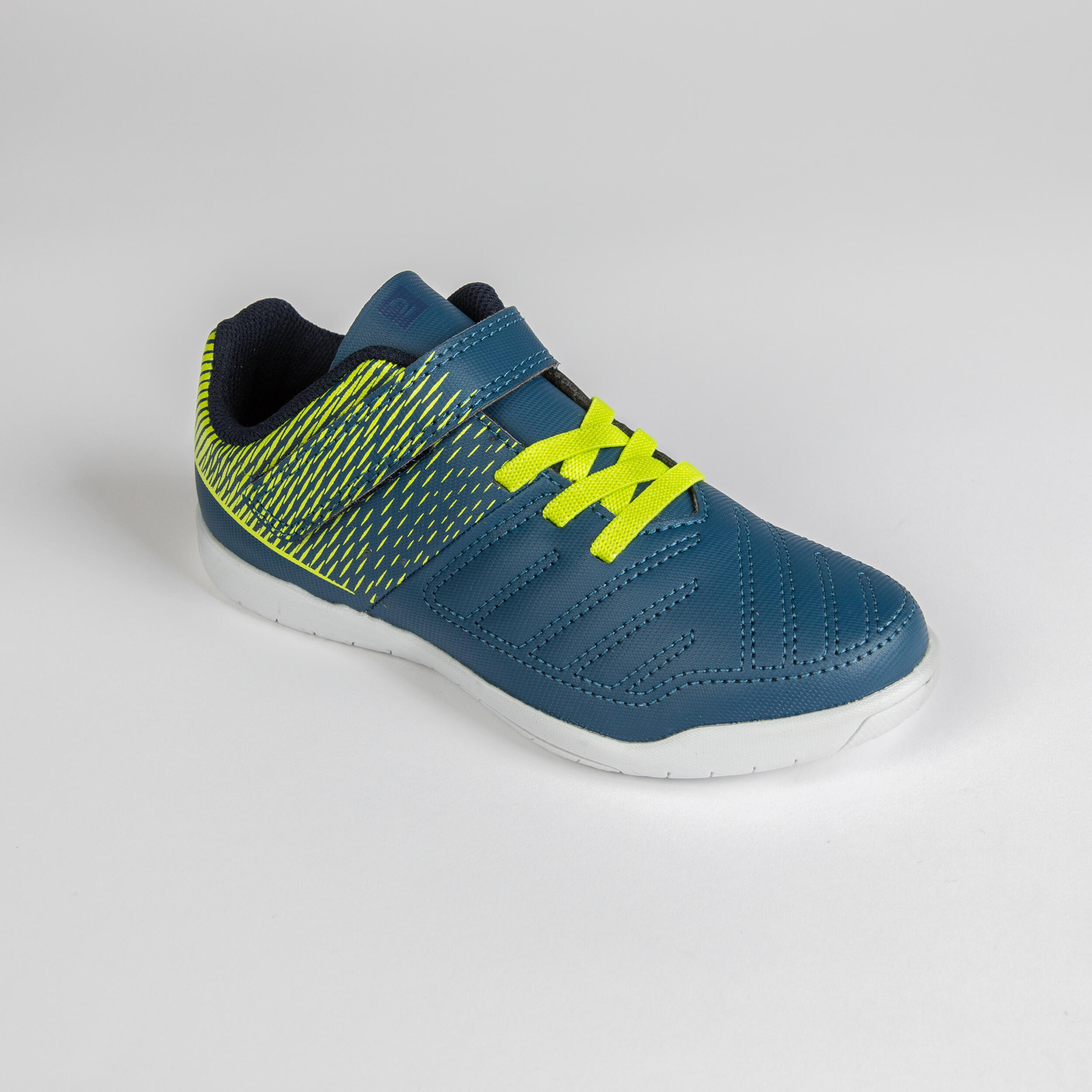 Kids' Futsal Shoes 100 - Blue/Green 2/12