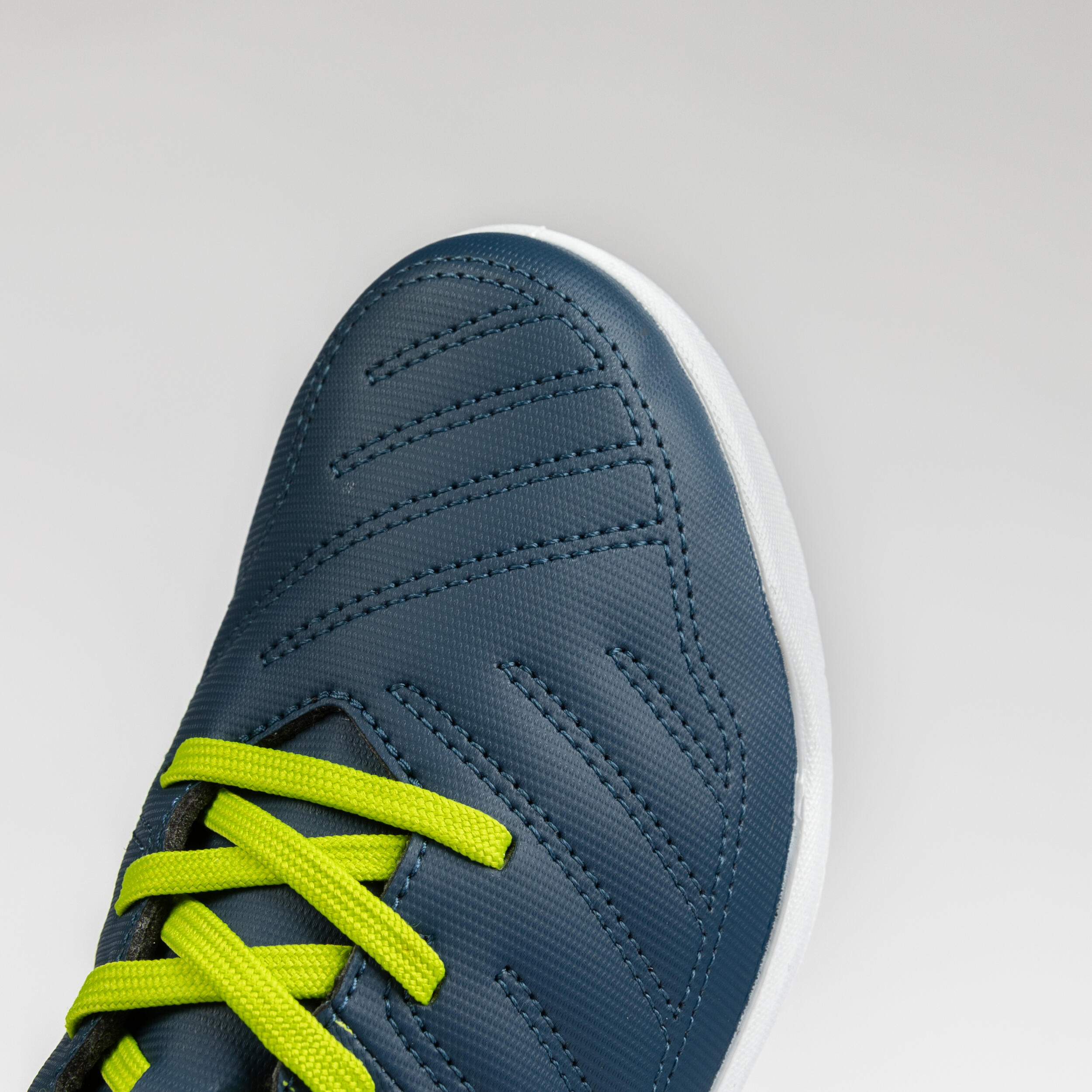 Kids' Futsal Shoes Futsal 100 - Blue/Green 6/11