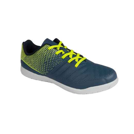 
      Kids' Futsal Shoes Futsal 100 - Blue/Green
  