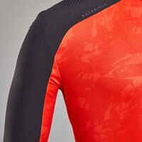 Short-Sleeved Mountain Biking Jersey Expl 500 - Red
