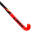 Stick de hockey sobre hierba niños madera Megatec C15 rojo
