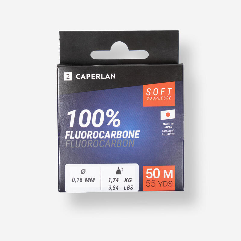 Sedal Pesca Fluorocarbono Soft 100 % 50 m