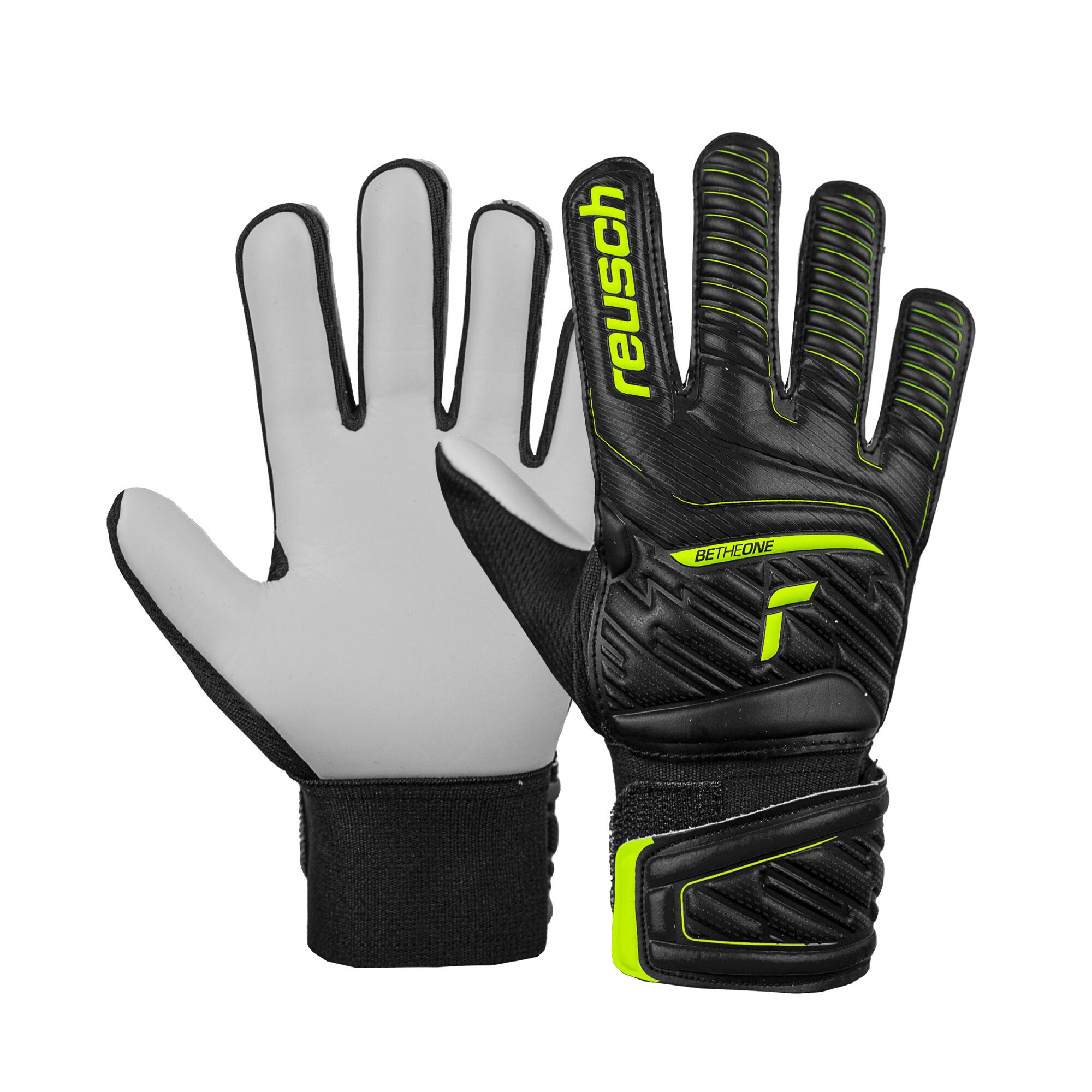 Kids' Goalkeeper Gloves Catcher Solid 1/4