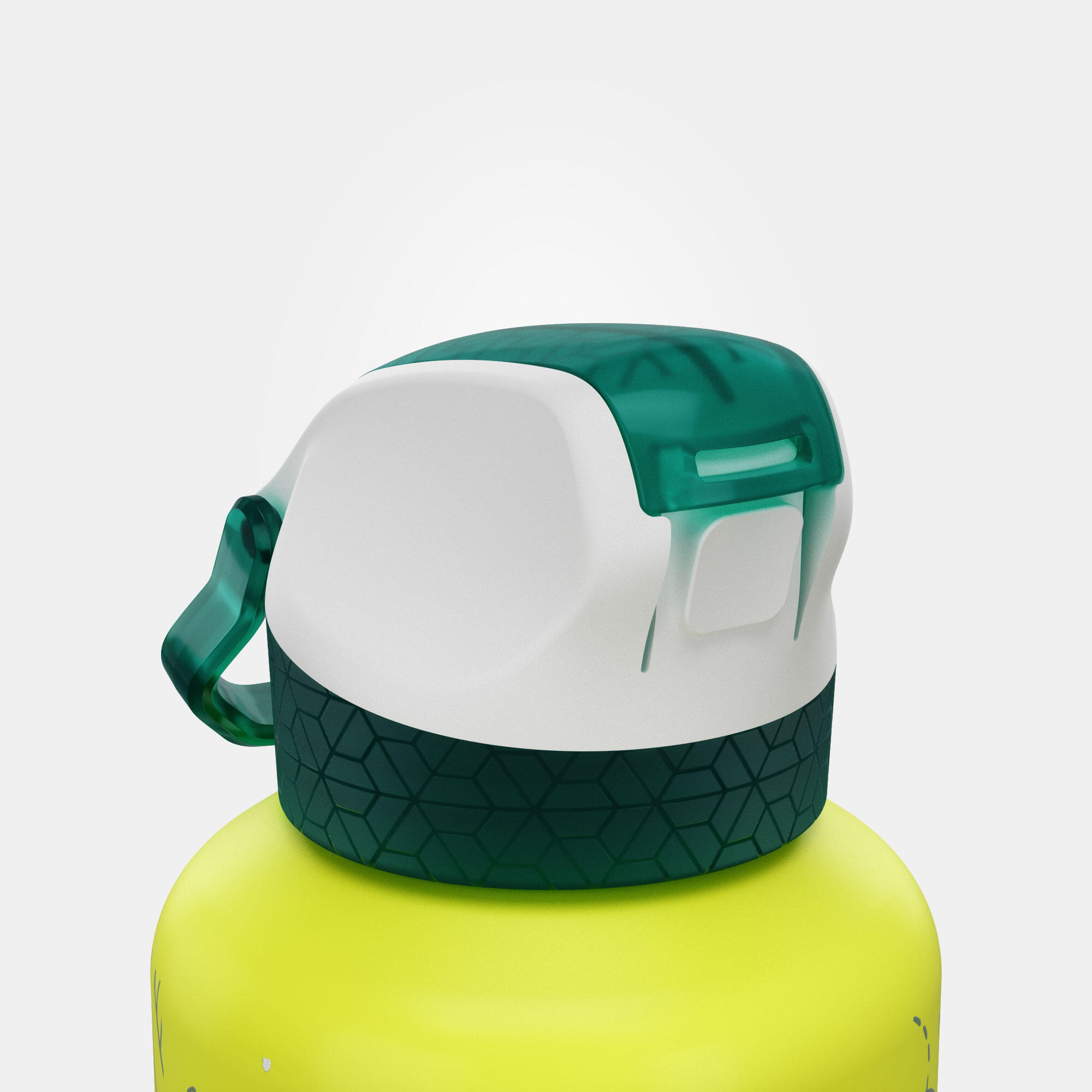 Kids’ Aluminum Water Bottle with Instant Cap 0.6 L, 500 - QUECHUA