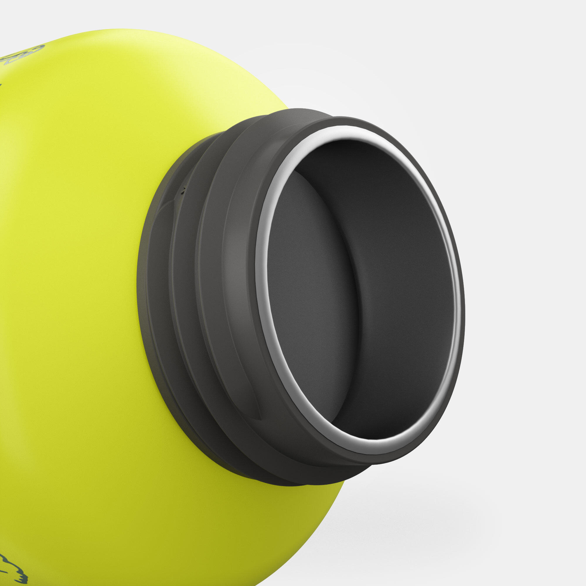 Kids’ Aluminum Water Bottle with Instant Cap 0.6 L, 500 - QUECHUA