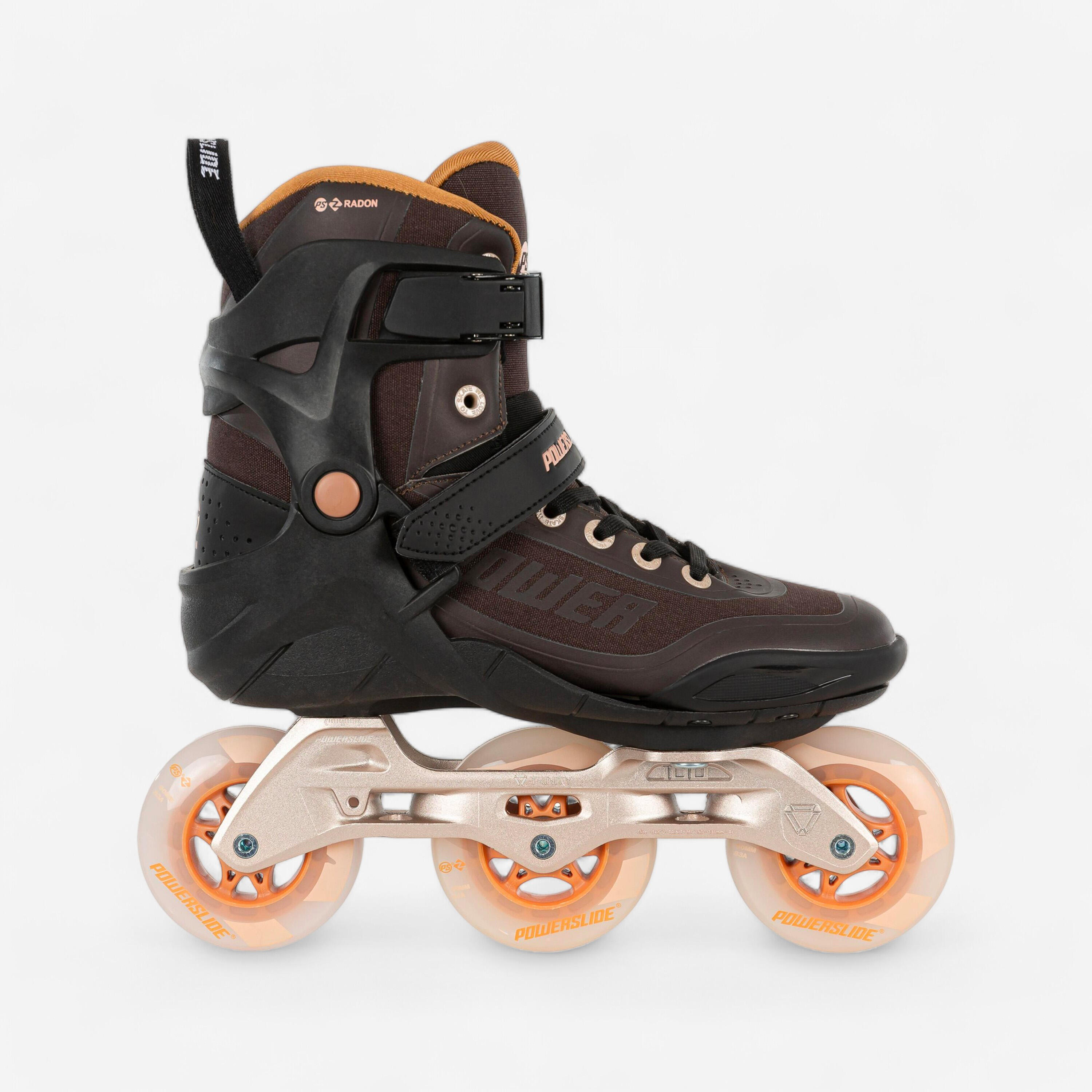 POWERSLIDE Patines en línea 3 Ruedas Fitness Powerslide Phuzion Radon Mujer Negro Rosa