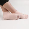 Non-Slip Yoga Toe Socks - Light Pink
