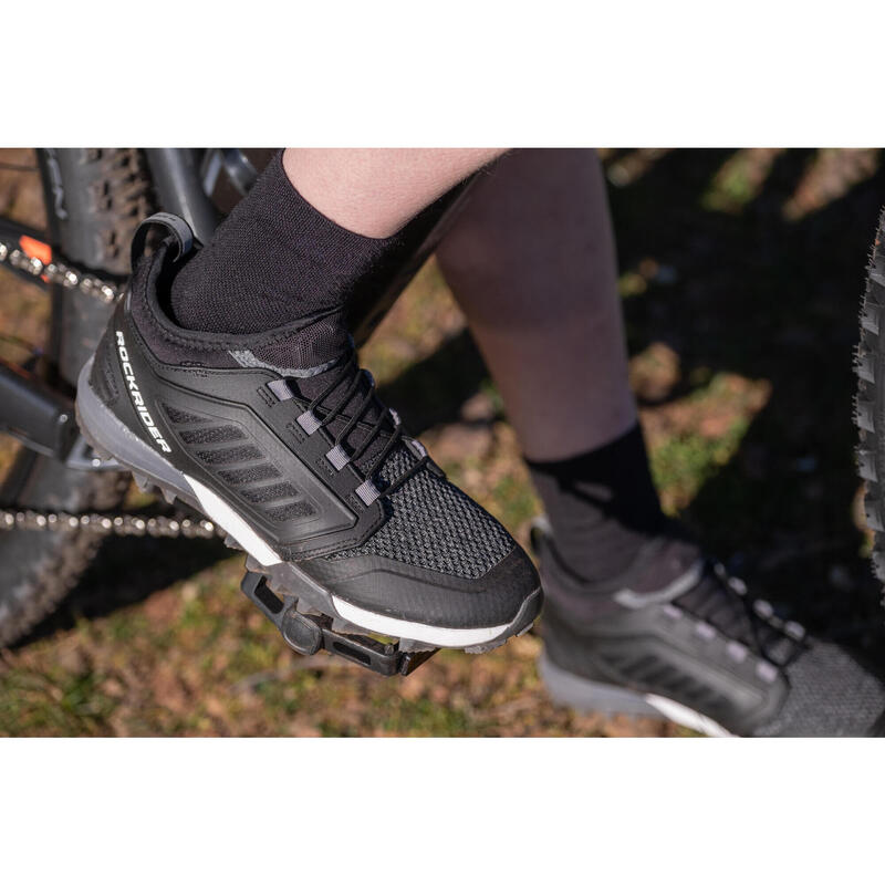 Fahrradschuhe MTB ST500 schwarz