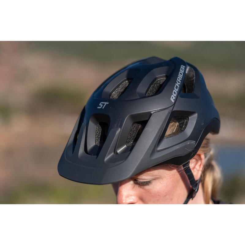 Casco bici MTB ST 500 nero