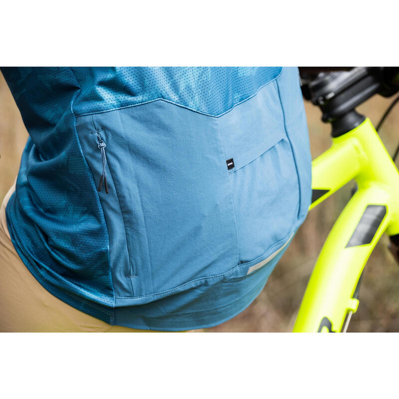 ShortSleeved Mountain Biking Jersey Expl 500 Decathlon