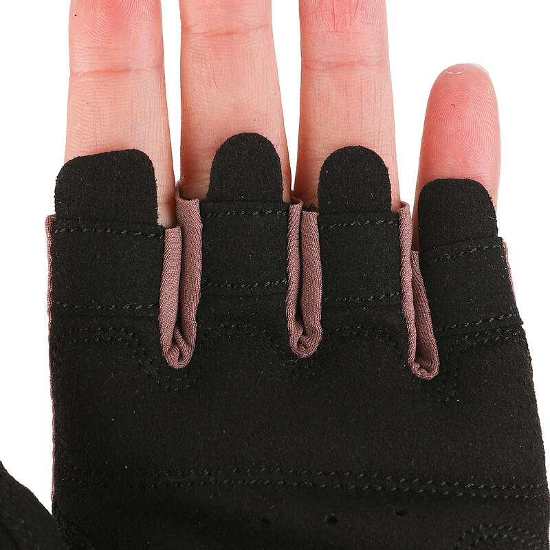 Weight Training Gloves 500 - Dark Red