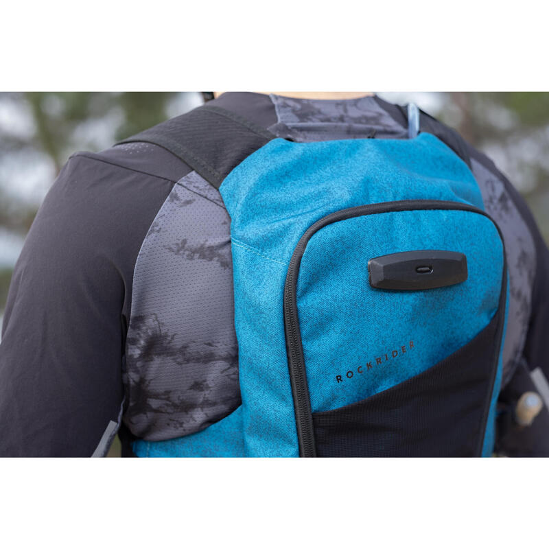 Trinkrucksack MTB Flüssigkeitsversorgung Explore 7 l/2 l Wasser blau/türkis 