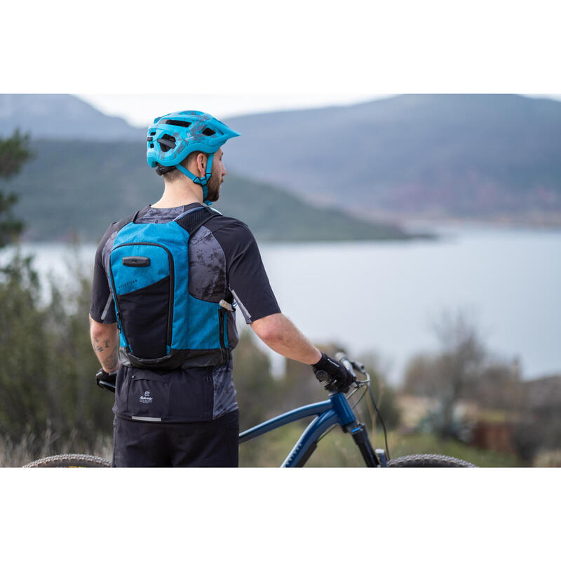 Zaino idrico MTB EXPLORE 7L/2L azzurro