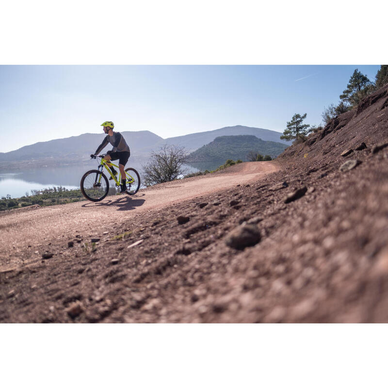 CASQUE VELO VTT EXPL 500 JAUNE FLUO